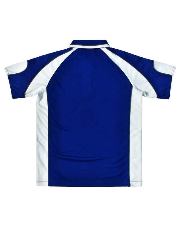 Mens Cooldry Contrast Polo With Sleeve Panel [53-PS61]