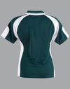 Ladies Cooldry Contrast Polo With Sleeve Panel [53-PS62]