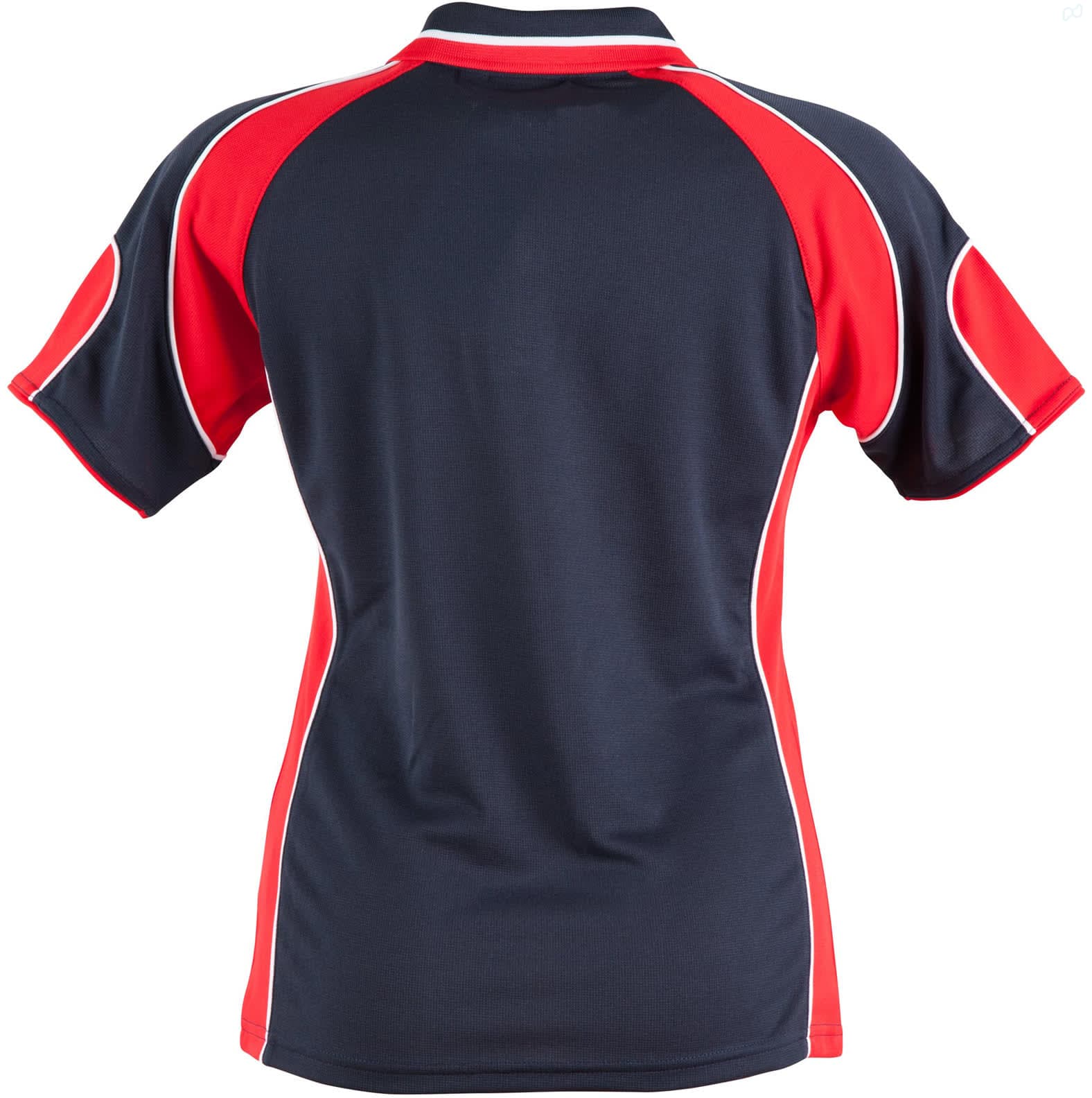 Ladies Cooldry Contrast Polo With Sleeve Panel [53-PS62]