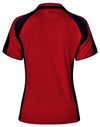 Ladies Cooldry Contrast Polo With Sleeve Panel [53-PS62]