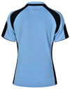Ladies Cooldry Contrast Polo With Sleeve Panel [53-PS62]