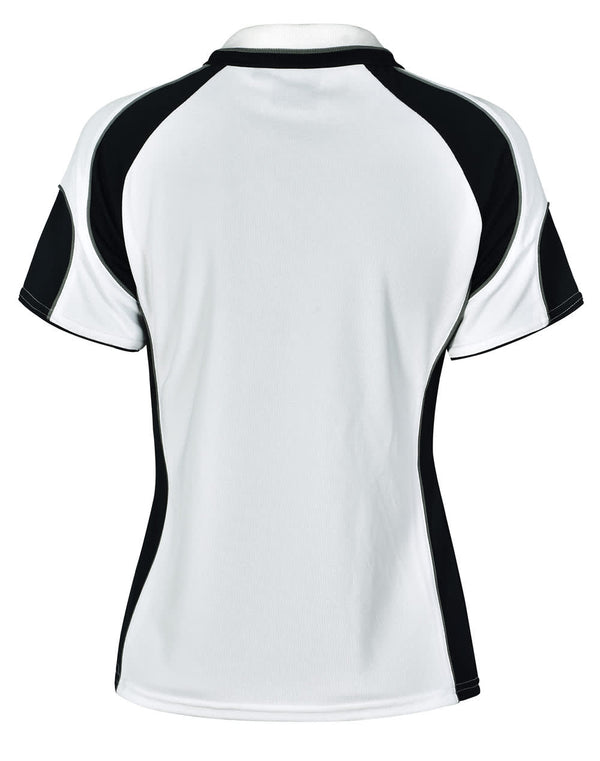 Ladies Cooldry Contrast Polo With Sleeve Panel [53-PS62]
