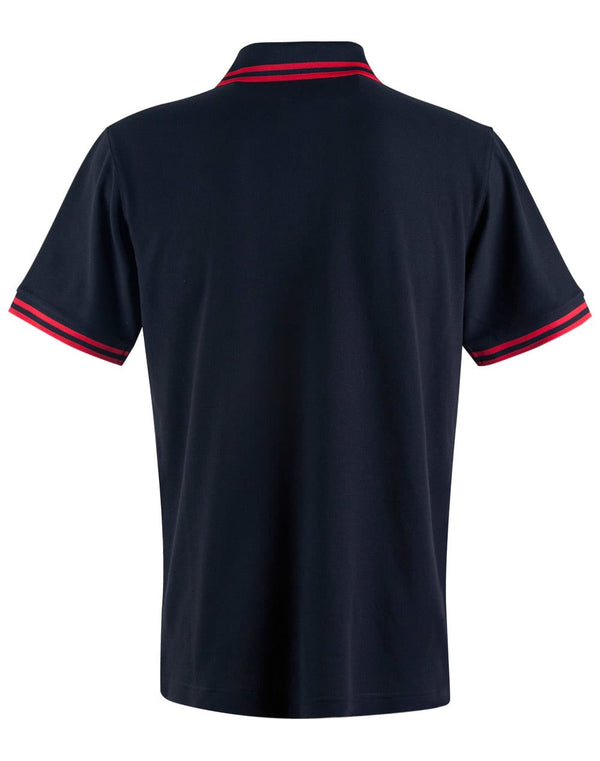 Mens TrueDry Contrast S/S Polo [53-PS65]
