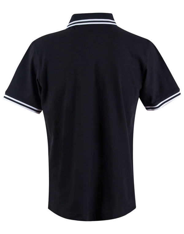 Mens TrueDry Contrast S/S Polo [53-PS65]