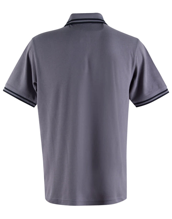 Mens TrueDry Contrast S/S Polo [53-PS65]