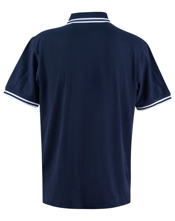 Mens TrueDry Contrast S/S Polo [53-PS65]