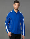 Mens TrueDry Long Sleeve Polo [53-PS69]