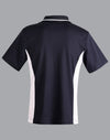 Mens TrueDry Contrast S/S Polo [53-PS73]