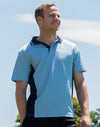 Mens TrueDry Contrast S/S Polo [53-PS73]