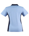 Ladies TrueDry Contrast S/S Polo [53-PS74]