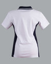 Ladies TrueDry Contrast S/S Polo [53-PS74]
