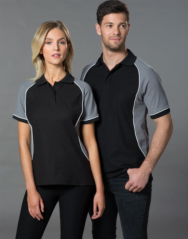 Ladies TrueDry Tricolour S/S Pique Polo [53-PS78]