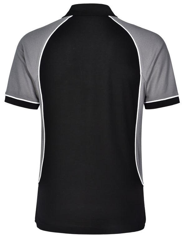 Kids TrueDry Tricolour S/S Pique Polo [53-PS77K]