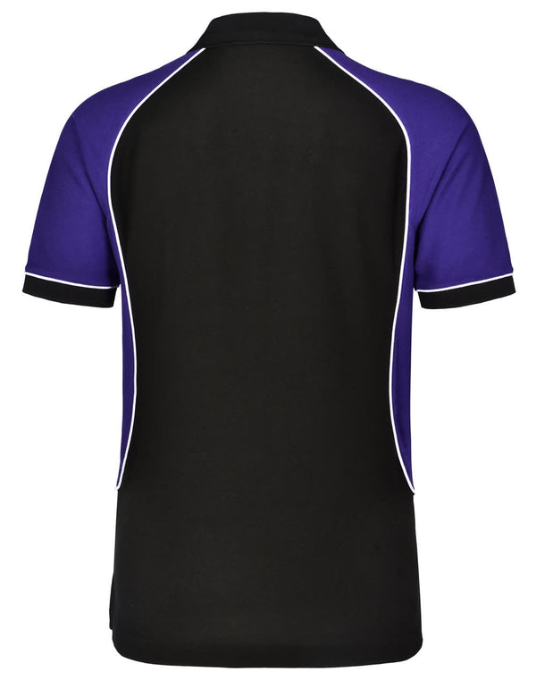 Kids TrueDry Tricolour S/S Pique Polo [53-PS77K]