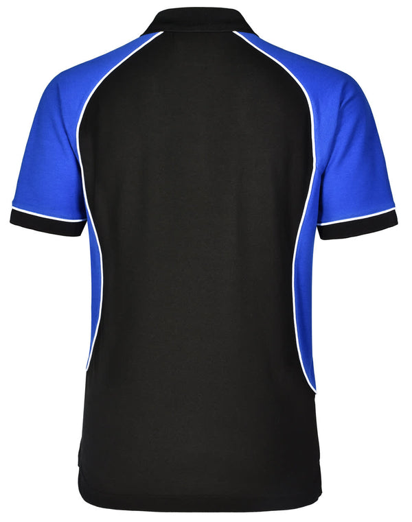 Kids TrueDry Tricolour S/S Pique Polo [53-PS77K]