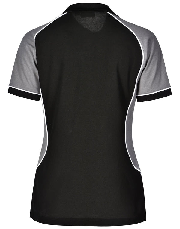 Ladies TrueDry Tricolour S/S Pique Polo [53-PS78]