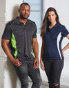 Ladies Cooldry S/S Contrast Interlock Polo [53-PS80]