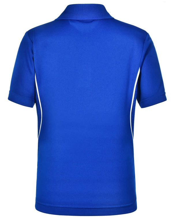 Kids Cooldry S/S Contrast Interlock Polo [53-PS79K]