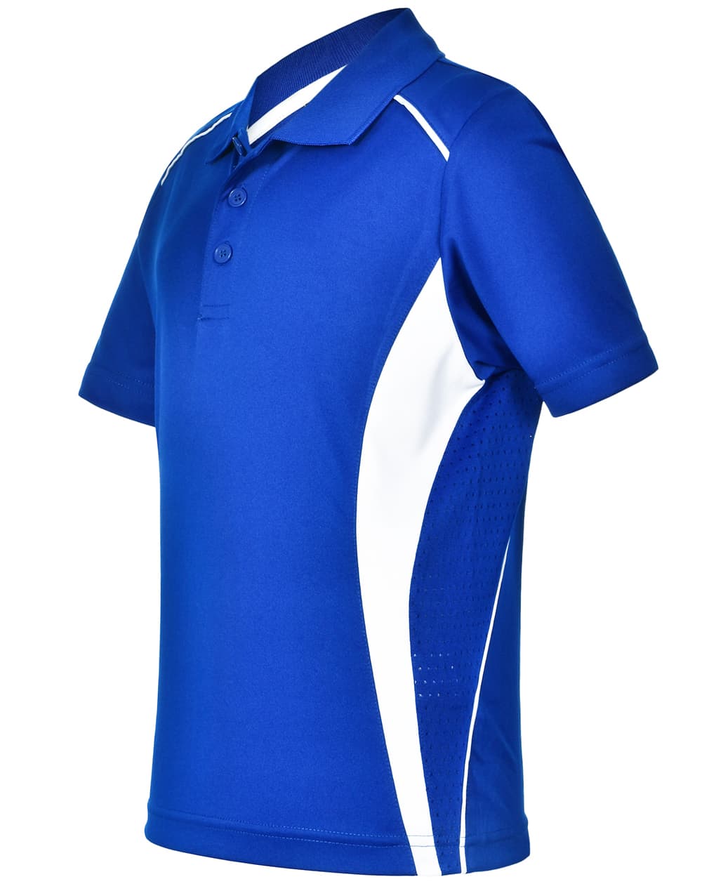 Kids Cooldry S/S Contrast Interlock Polo [53-PS79K]