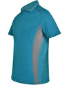 Mens Cooldry S/S Contrast Interlock Polo [53-PS79]