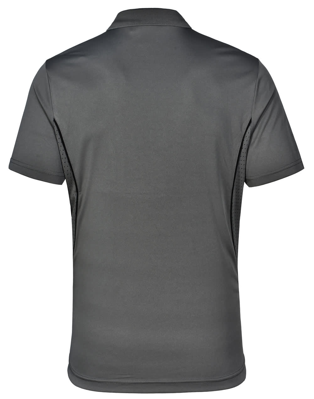 Mens Cooldry S/S Contrast Interlock Polo [53-PS79]