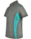 Mens Cooldry S/S Contrast Interlock Polo [53-PS79]