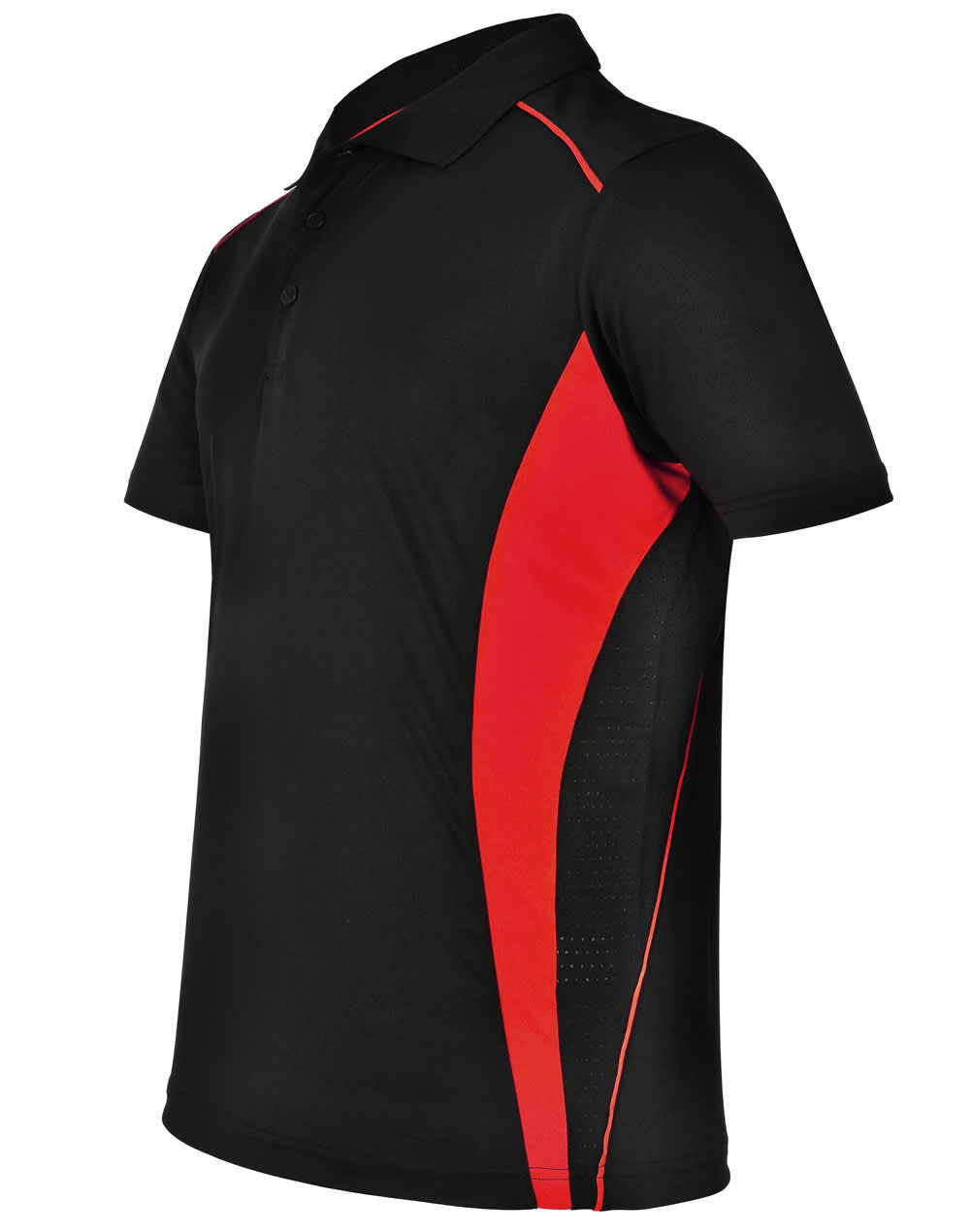 Mens Cooldry S/S Contrast Interlock Polo [53-PS79]