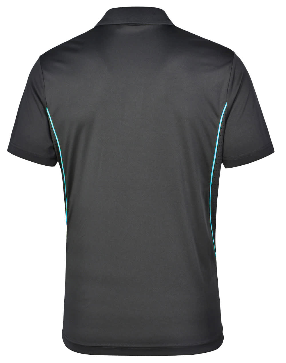 Mens Cooldry S/S Contrast Interlock Polo [53-PS79]