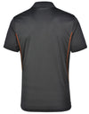 Mens Cooldry S/S Contrast Interlock Polo [53-PS79]