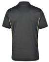Mens Cooldry S/S Contrast Interlock Polo [53-PS79]
