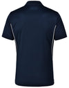 Mens Cooldry S/S Contrast Interlock Polo [53-PS79]