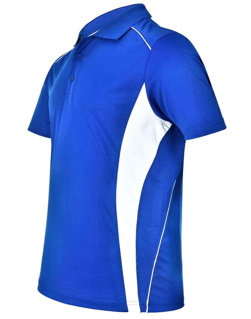 Mens Cooldry S/S Contrast Interlock Polo [53-PS79]