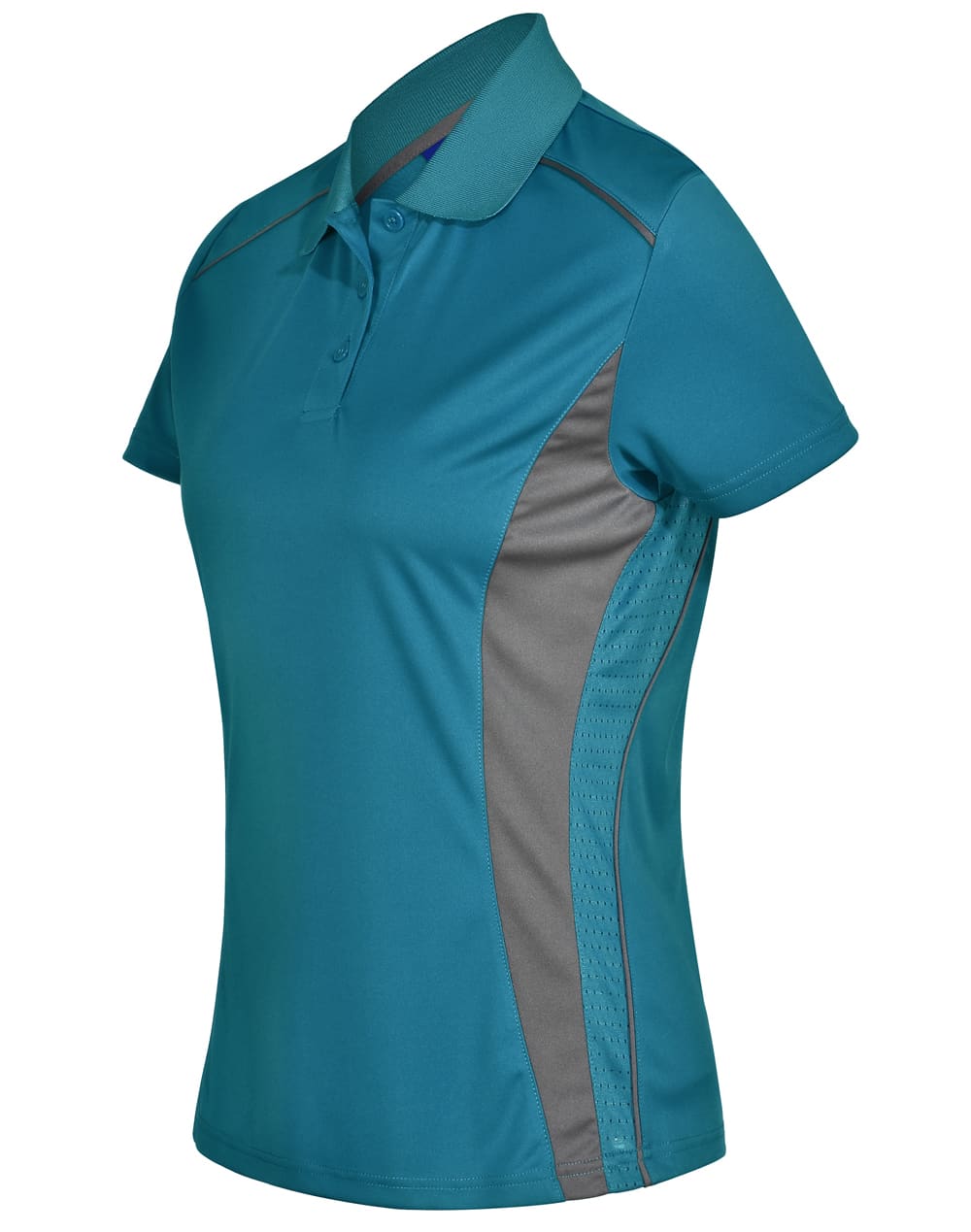 Ladies Cooldry S/S Contrast Interlock Polo [53-PS80]