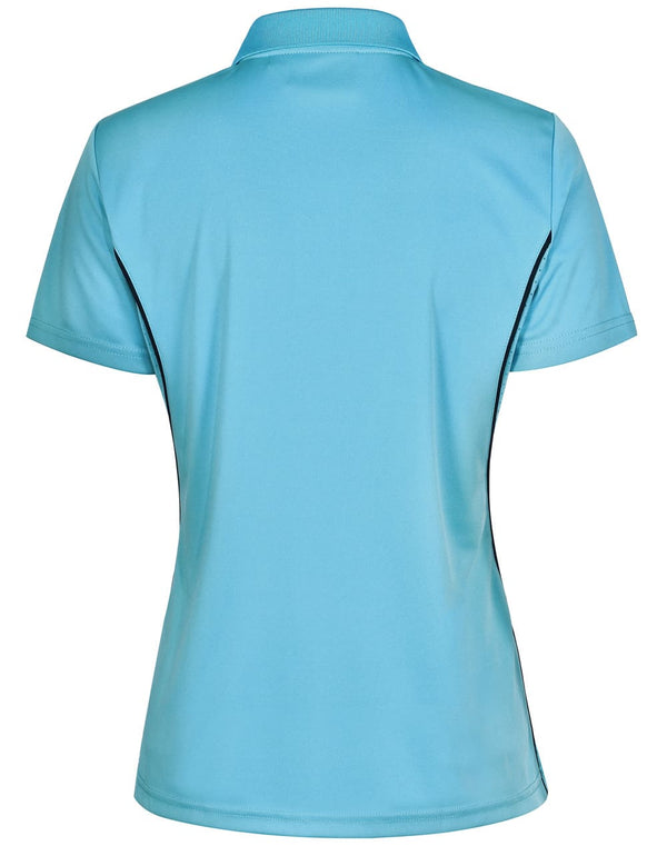 Ladies Cooldry S/S Contrast Interlock Polo [53-PS80]