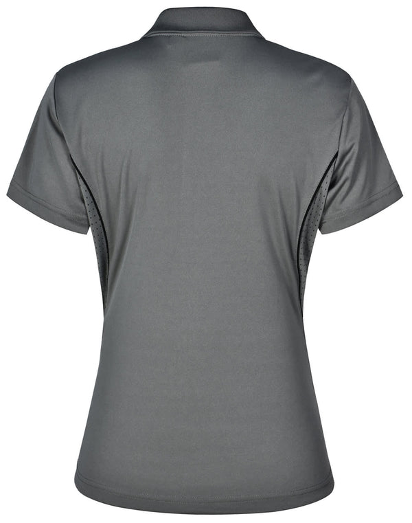 Ladies Cooldry S/S Contrast Interlock Polo [53-PS80]