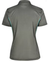 Ladies Cooldry S/S Contrast Interlock Polo [53-PS80]