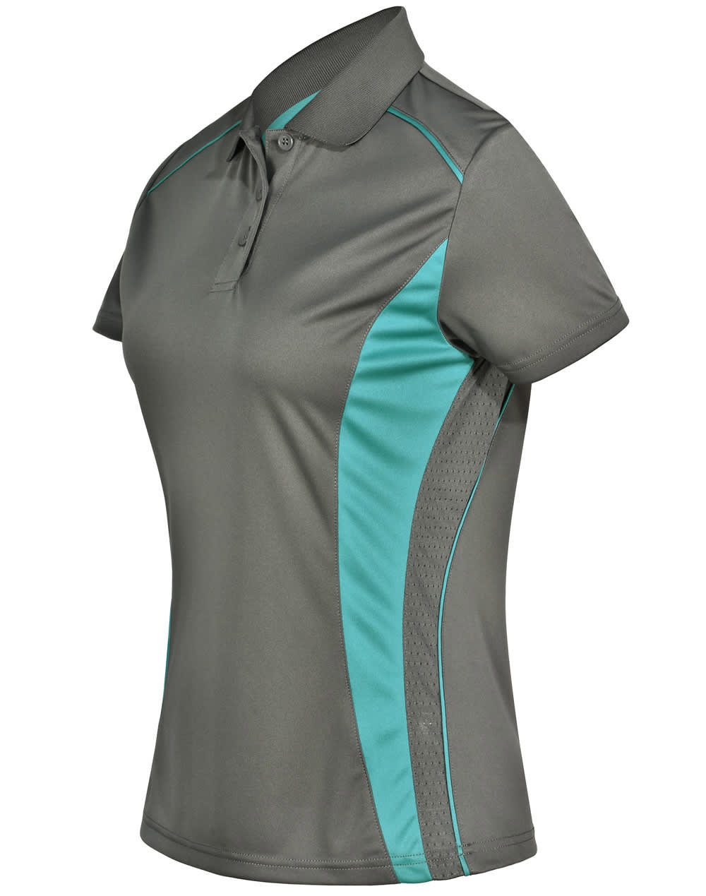 Ladies Cooldry S/S Contrast Interlock Polo [53-PS80]