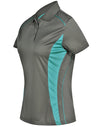 Ladies Cooldry S/S Contrast Interlock Polo [53-PS80]