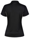 Ladies Cooldry S/S Contrast Interlock Polo [53-PS80]