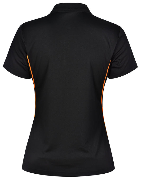 Ladies Cooldry S/S Contrast Interlock Polo [53-PS80]