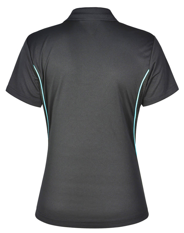 Ladies Cooldry S/S Contrast Interlock Polo [53-PS80]