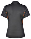 Ladies Cooldry S/S Contrast Interlock Polo [53-PS80]