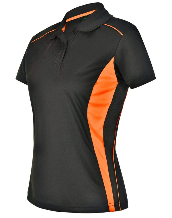Ladies Cooldry S/S Contrast Interlock Polo [53-PS80]