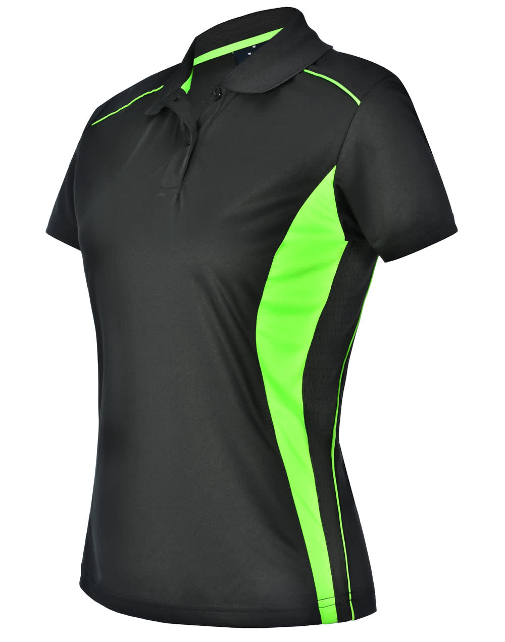 Ladies Cooldry S/S Contrast Interlock Polo [53-PS80]
