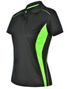 Ladies Cooldry S/S Contrast Interlock Polo [53-PS80]