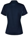 Ladies Cooldry S/S Contrast Interlock Polo [53-PS80]