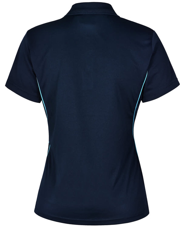 Ladies Cooldry S/S Contrast Interlock Polo [53-PS80]