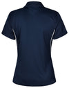Ladies Cooldry S/S Contrast Interlock Polo [53-PS80]