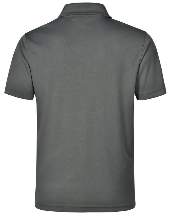 Mens rapid cool short sleeve contrast polo [53-PS83]