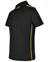 Mens rapid cool short sleeve contrast polo [53-PS83]